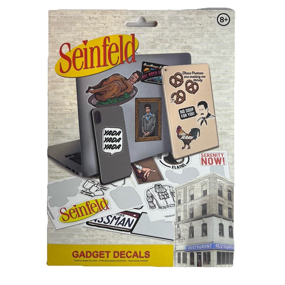 Seinfeld 90s Sitcom Funny Stickers For Laptop‎ Water Tablet Journal Waterproof
